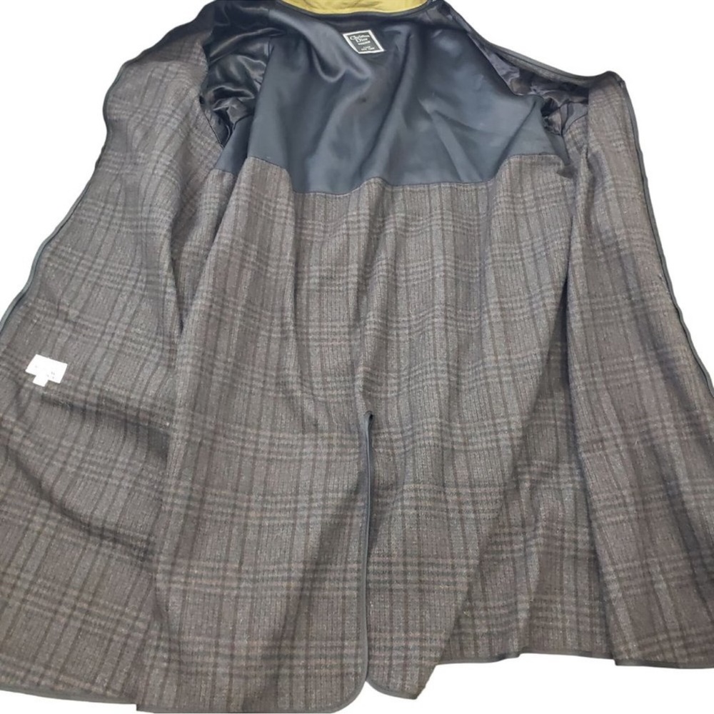 Christian Dior Monsieur Belted Trench Coat w/Wool Blend Liner Size 44R - Picture 7 of 8